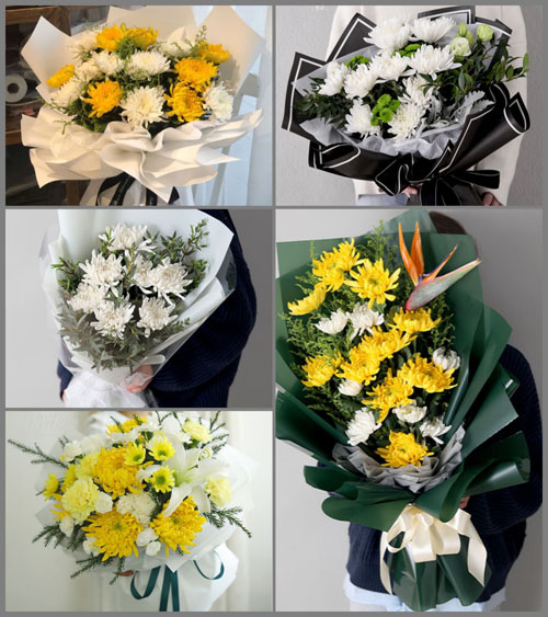 贵州毕节市纳雍县张家湾镇花鱼洞村白事花束代送